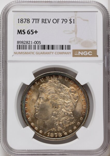 1878 7TF S$1 Reverse of 1879 NGC Plus 65 NGC