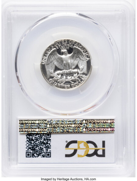 1956 25C, DC 69 PCGS