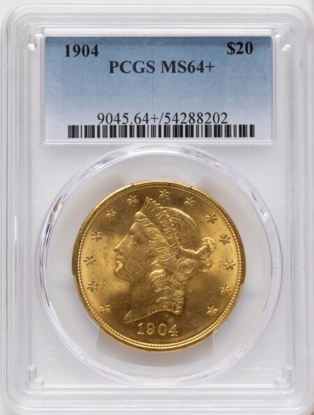1904 $20 Liberty PCGS Plus 64 PCGS