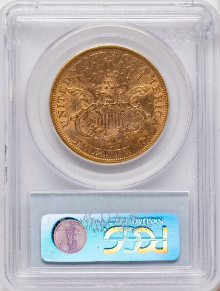 1867-S $20 53 PCGS