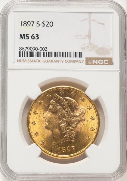 1897-S $20 63 NGC