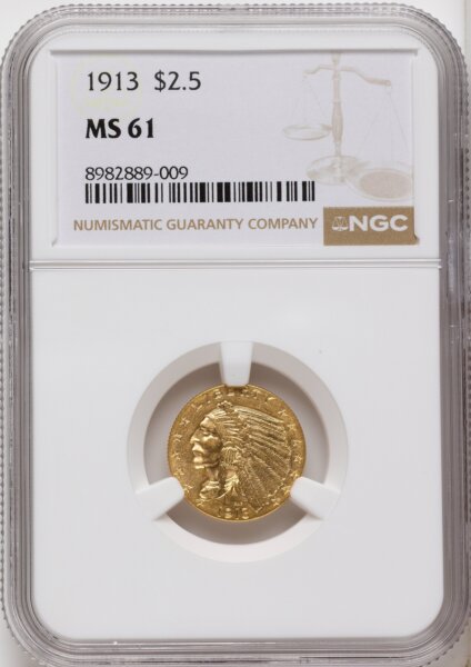 1913 $2 1/2 61 NGC
