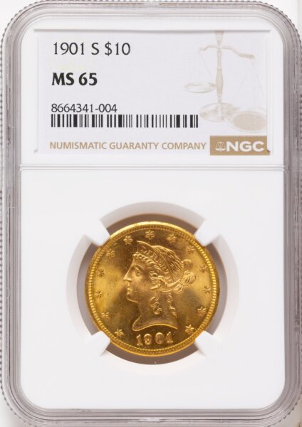 1901-S $10 65 NGC