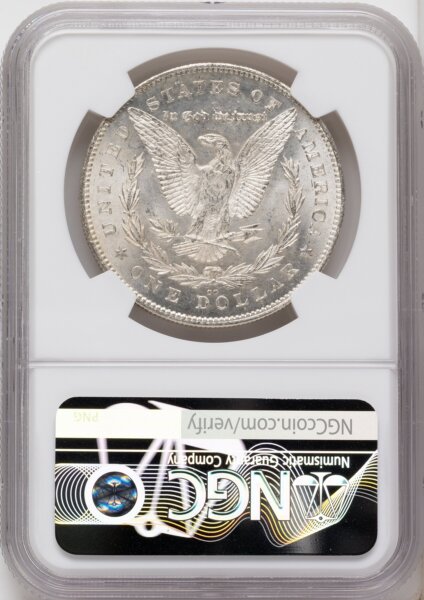1880-CC $1 80/79 Reverse of 1878, VAM-4, MS 65 NGC