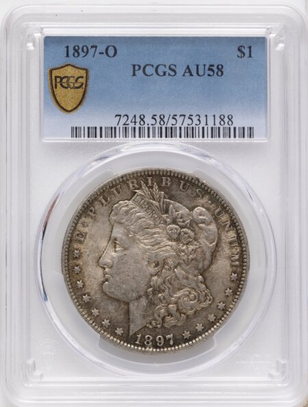 1897-O S$1 PCGS Secure 58 PCGS