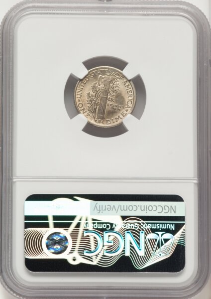 1919-D 10C, FB 62 NGC