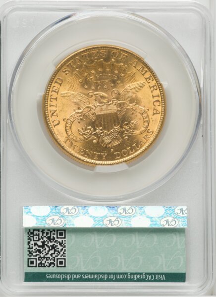 1897-S $20 62 CACG