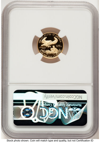 2019-W Proof Gold Eagle 1/10 oz Red Book 70 NGC