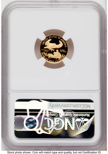 2020-W Proof Gold Eagle 1/10 oz Red Book 70 NGC