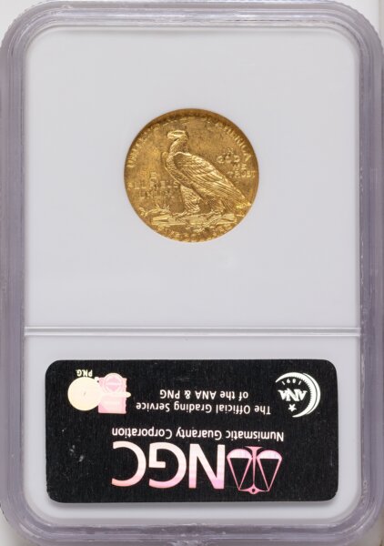 1908 $5 Indian, MS 63 NGC