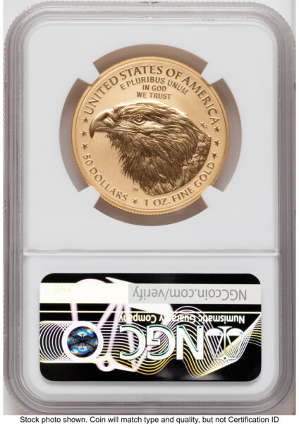 2026-W Enhanced Gold Eagle 1 oz AR America 250 John Hancock Label 70 NGC