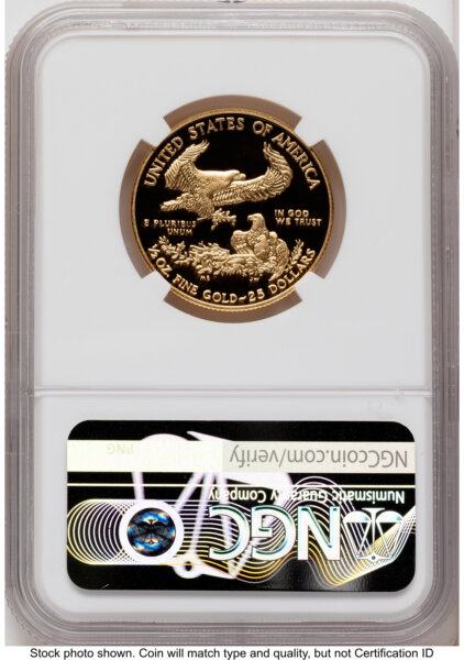 2014-W Proof Gold Eagle 1/2 oz Red Book 70 NGC