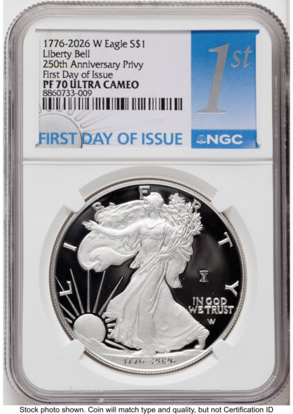 2026-W Proof Silver Eagle 1 oz FDI 1ST 70 NGC