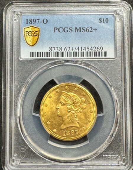 1897-O $10 62 Plus PCGS Secure
