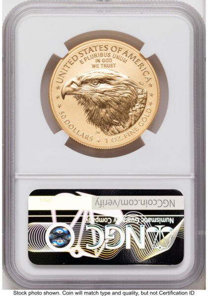 2026-W Enhanced Gold Eagle 1 oz FDI America 250 Label 70 NGC