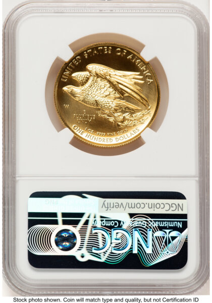 2015-W G$100 American Liberty High Relief Red Book 70 NGC