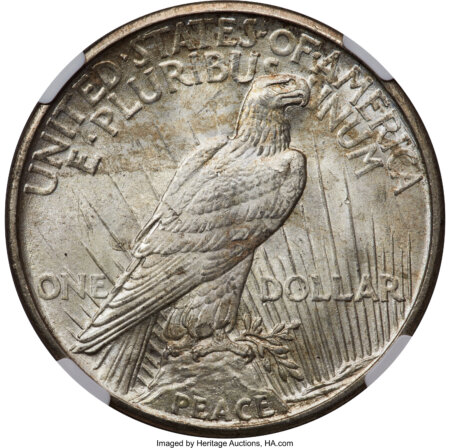 1921 S$1 Peace, MS 65 NGC