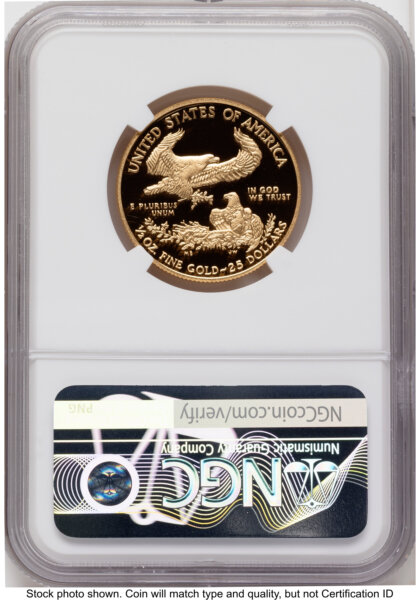 2014-W Proof Gold Eagle 1/2 oz Ed Moy 70 NGC