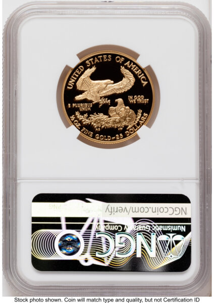 2003-W Proof Gold Eagle 1/2 oz Red Book 70 NGC