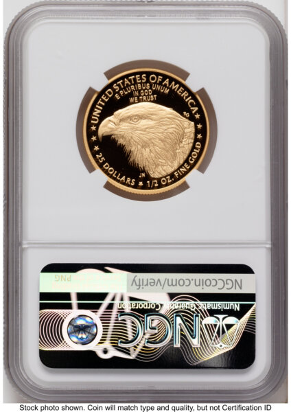 2023-W Proof Gold Eagle 1/2 oz Ed Moy 70 NGC