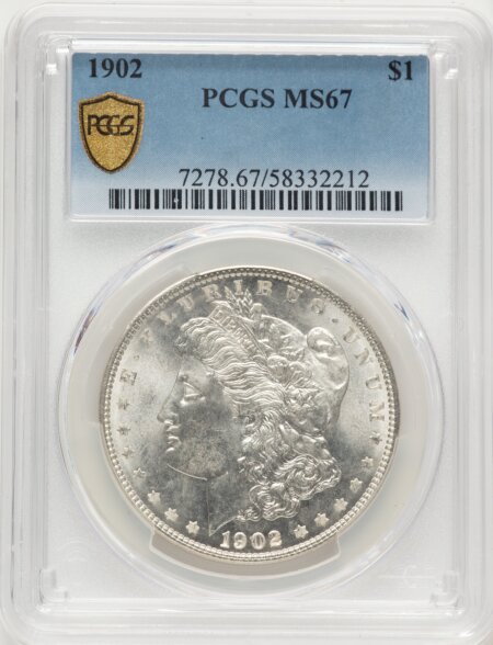 1902 S$1 PCGS Secure 67 PCGS
