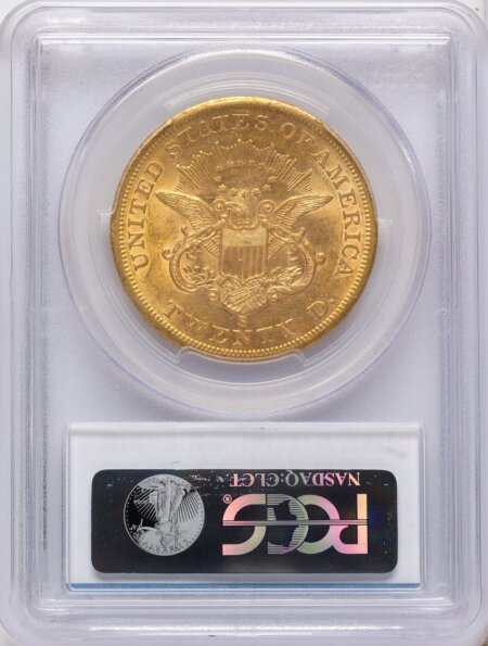 1855-S $20 55 PCGS