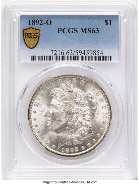 1892-O S$1 PCGS Secure 63 PCGS