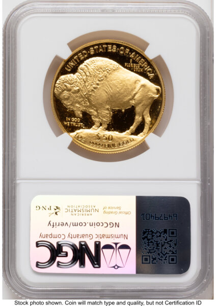 2024-W Proof Gold Buffalo 1 oz AR Mike Castle 70 NGC