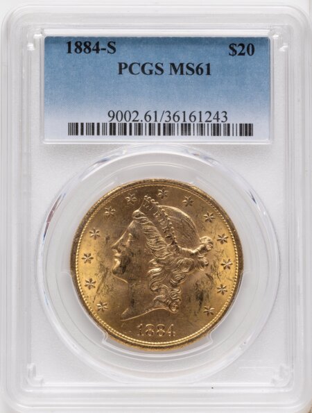 1884-S $20 61 PCGS