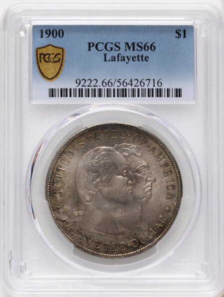 1900  Lafayette Dollar, MS PCGS Secure 66 PCGS