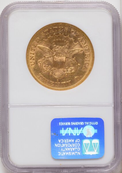 1865-S $20 45 NGC