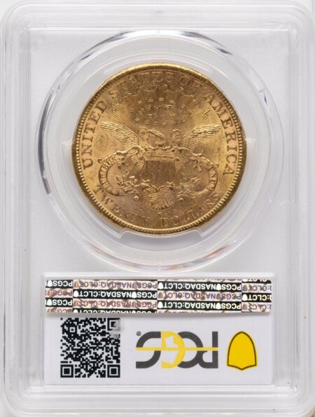 1882-S $20 Blue Gradient 61 PCGS