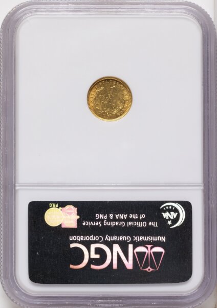 1849-O G$1 Open Wreath 61 NGC