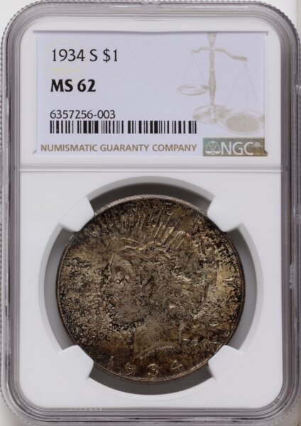 1934-S S$1 62 NGC