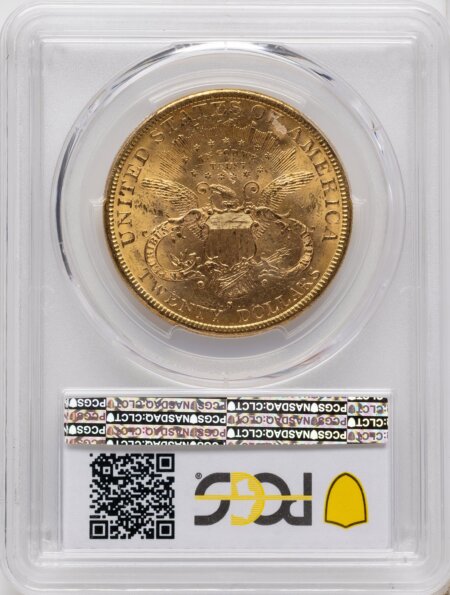 1883-S $20 Blue Gradient 61 PCGS