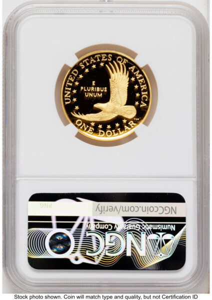 2025-W 1/2 oz Proof Gold Sacagawea 25th Anniversary FDI Mike Castle 70 NGC