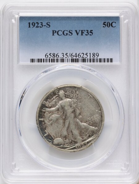 1923-S 50C 35 PCGS