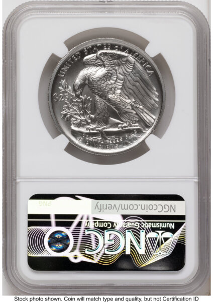 2026-W Palladium Eagle 1 oz, Uncirculated FDI America 250 John Hancock Label 70 NGC