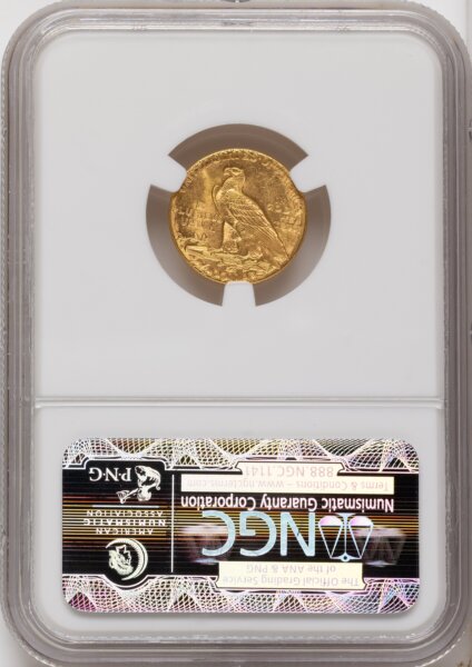 1925-D $2 1/2 NGC Plus 64 NGC