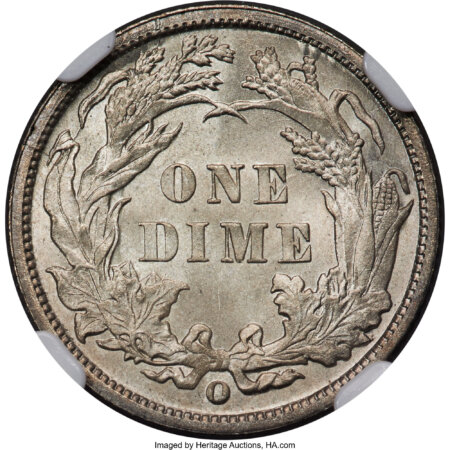 1891-O 10C 67 NGC