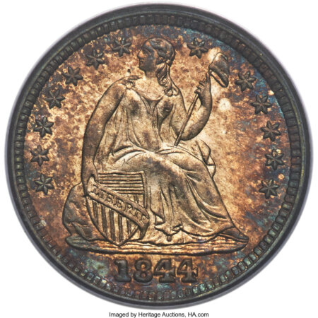 1844  H10C FS-301, MS CAC 67 PCGS