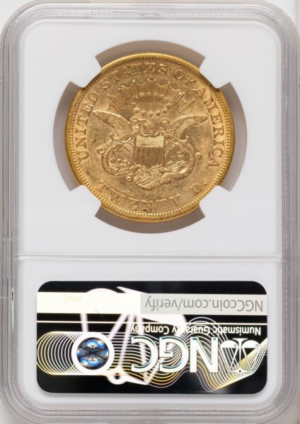 1864-S $20 45 NGC