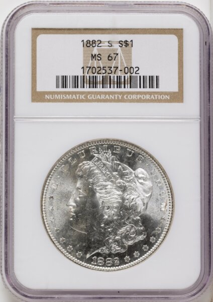 1882-S S$1 67 NGC
