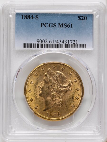 1884-S $20 61 PCGS