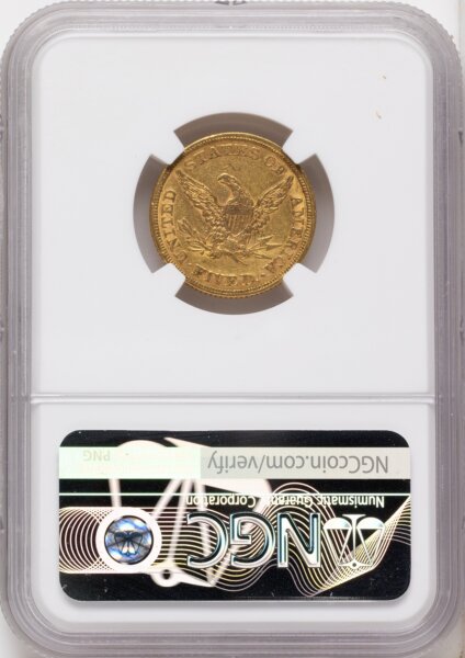 1858 $5 53 NGC