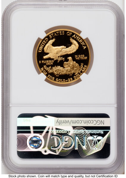 1987-P Proof Gold Eagle 1/2 oz Ed Moy 70 NGC