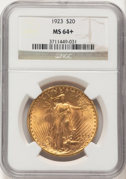 1923 $20 NGC Plus 64 NGC