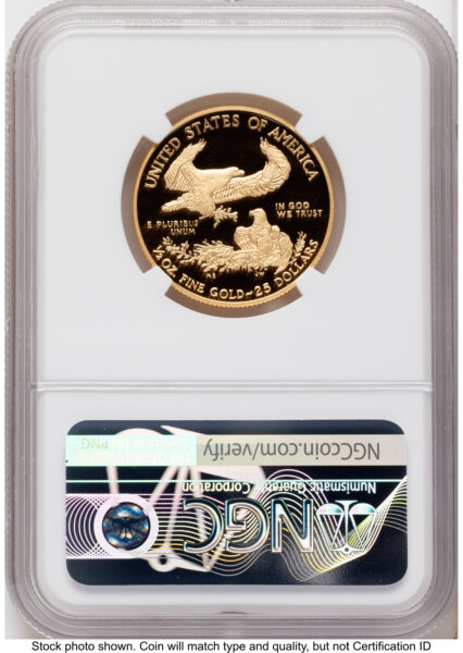 2020-W Proof Gold Eagle 1/2 oz FDI Ed Moy 70 NGC