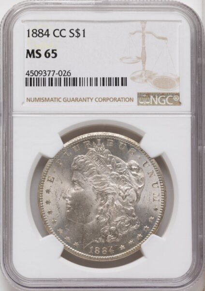 1884-CC S$1 65 NGC