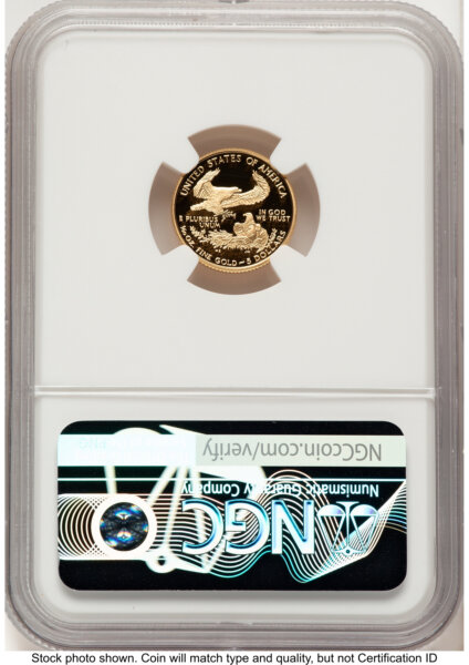 2007-W Proof Gold Eagle 1/10 oz Red Book 70 NGC